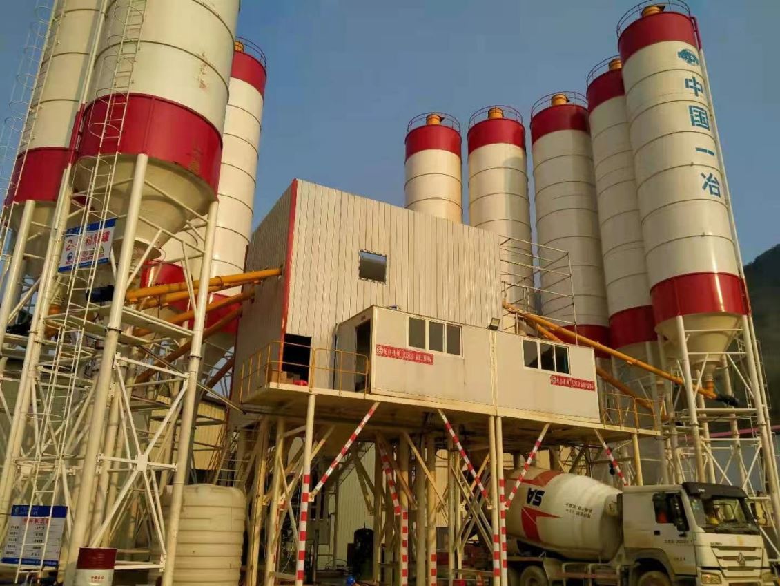 广西崇佐双HZS120安装过程