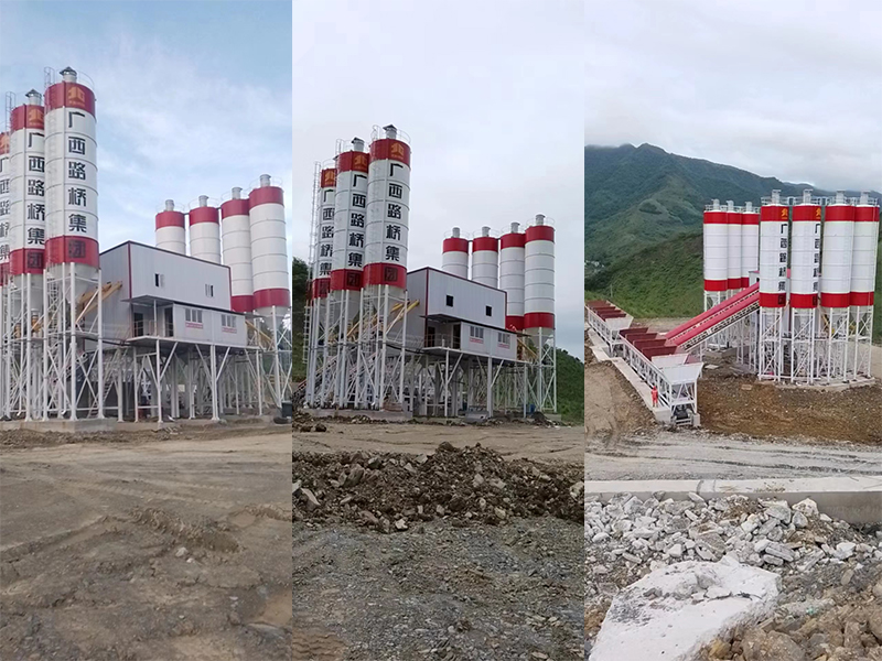广西路桥双HZS120型混凝土搅拌站