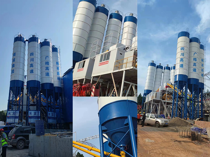 广绵高速双HZS-120型混凝土搅拌站