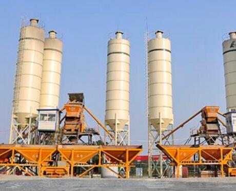 混凝土搅拌站的三种布置方式