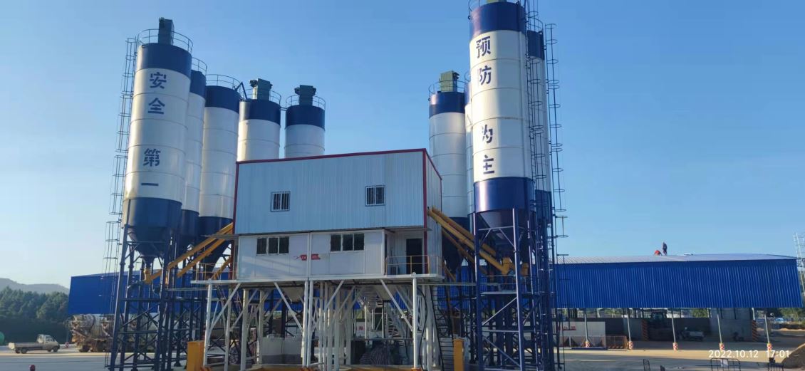 HZS-90混凝土搅拌站的核心结构组成介绍